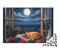 Puzzles de Chats adorables, moyennement Difficiles, idéaux pour Une décoration Parfaite pour Passer Le Temps, 500 pièces (52 x 38 cm)