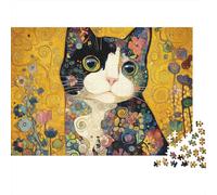 Puzzles de Chats adorables, moyennement Difficiles, idéaux pour Une Exposition décorative, Parfaits pour Passer Le Temps, 300 pièces (40 x 28 cm)