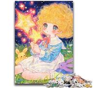 Puzzles de Chats animés pour Adolescents 1000 pièces Jeu Stimulant et Familial avec des pièces de Formes aléatoires entièrement emboîtables (50x75cm)
