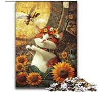 Puzzles de Chats de Ferme pour Adolescents, 2000 pièces, pour Un Moment de détente à la Maison, Chaque pièce est Unique - Jeu Familial Stimulant et Amusant (70x100cm)
