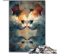 Puzzles de Chats fantastiques pour Adolescents, 1000 pièces, Jeux de détente pour renforcer l'amour Entre Couples à partir de 14 Ans (26x38cm)