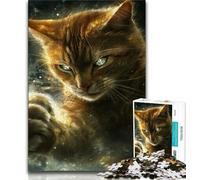 Puzzles de Chats fantastiques pour Adolescents, Puzzle de 1 000 pièces, Difficile à Terminer, mais Amusant et Humoristique, décoration d'intérieur et Cadeaux Uniques 38x26cm