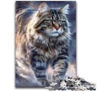 Puzzles de Chats fantastiques pour Adultes et Adolescents, 1 000 pièces, Jouets éducatifs et éducatifs, Jeux familiaux avec Affiche et fiche de Questions-réponses (38x26cm)