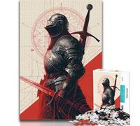 Puzzles de Chevaliers médiévaux pour Adolescents, 1 000 pièces, Jeux Amusants, Chaque pièce est Unique - Jeu Familial Stimulant (50x75cm)