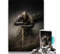 Puzzles de Chevaliers médiévaux pour Adultes 1000 pièces, Difficiles à compléter, mais Amusants et Humoristiques, décoration d'intérieur et Cadeaux Uniques 50x75cm