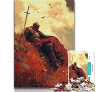 Puzzles de Chevaliers médiévaux pour Adultes et Adolescents, Difficiles à réaliser, mais Amusants et Humoristiques, Cadeau d'anniversaire, Cadeaux, Art Mural (38x26cm)