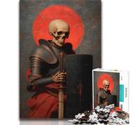 Puzzles de Chevaliers médiévaux pour Adultes et Adolescents, Puzzles pour Tuer Le Temps avec des pièces de Formes aléatoires entièrement emboîtables (38x26cm)