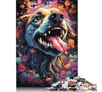 Puzzles de Chiens colorés et fidèles, 1 000 pièces, pour Adultes, Jouets éducatifs, Jeux en Famille, Cadeaux d'anniversaire, 1 000 pièces (75 x 50 cm)