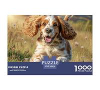 Puzzles de Chiens Compagnons Mignons. Puzzle pour Adultes et Enfants. 1000 Pièces Défi Impossible Jouet Jeux Éducatifs Décoration de Maison pour Adultes et Enfants À Partir de 14 Ans 38x26cm/1000pcs