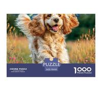 Puzzles de Chiens Compagnons Mignons. Puzzles 1000 Pièces Défi de Cadeaux Parfaits Jouet Jeu Éducatif Décoration de Maison pour Adultes et Enfants À Partir de 14 Ans 70x50cm/1000pcs