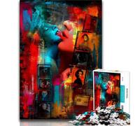 Puzzles de Collage de Films pour Adultes et Adolescents, Jouet éducatif et décompressant, Cadeaux du Père Noël Secret 38x26cm