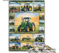 Puzzles de Collage de tracteurs pour Adultes 1000 pièces, Jeu Stimulant, Chaque pièce est Unique - Jeu Familial Stimulant (Taille 26x38cm)