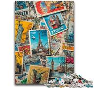 Puzzles de Collage parisiens pour Adolescents, 1 000 pièces, Anti-Stress, défi Difficile, décoration d'intérieur Unique et Cadeaux (50x75cm)