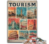 Puzzles de Collage parisiens pour Adolescents, 1 000 pièces, Jeu Familial Anti-Stress, défi Difficile, Superbes Cadeaux et Jouets (50x75cm)