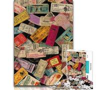 Puzzles de Collage parisiens pour Adolescents 1000 pièces, Staycation Kill Time, Chaque pièce est Unique - Jeu Familial Stimulant et Amusant (75x50cm)