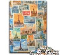 Puzzles de Collage parisiens pour Adultes et Adolescents, Jeu Stimulant, Chaque pièce est Unique - Jeu Familial Stimulant (38x26cm)