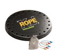 Puzzles de corde - Jeu de puzzle en corde torsadée de 23,5 x 23,5 x 2,2 cm | Jeu de plateau de tri de corde torsadé coloré, casse-cerveau, favorise l'interaction parent-enfant, jouet de motricité fine