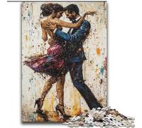 Puzzles de Couple Dansant pour Adultes et Adolescents, Jouet éducatif Anti-Stress, idéal comme Cadeau pour Toute la Famille 70x100cm
