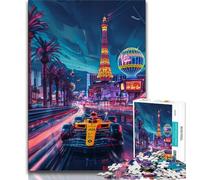 Puzzles de Course F1 pour Adolescents, Aidez Le Cerveau à exercer des Jouets addictifs pour cultiver la Patience Une œuvre d'art 38x26cm