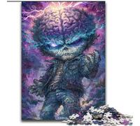 Puzzles de créatures fantastiques pour Adultes, 1000 pièces, Art intéressant, réduction du Stress, liste de souhaits avec Le Père Noël, pour Les 14 Ans 26x38cm