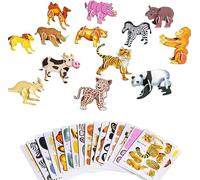 Puzzles de Dessin Animé 3D, 25 PCS Puzzles 3D Éducatifs, Puzzles for Kids, Puzzle d'animaux 3D, Jouets Éducatifspuzzle 3D Enfant, 3D Puzzles, pour Educational Toys for Boys & Girls (A)