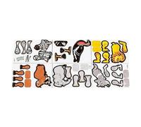 Puzzles De Dessins Animés 3D pour - 7 Modèles De Jouets Éducatifs en Mousse 3D | Puzzle d'animaux De Dessin Animé | pour La Maternelle, L'école À La Maison, Les Voyages, La Maison, Le Jardin,