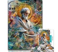 Puzzles de Dieu pour Adultes et Adolescents, 1000 pièces, stimulent Le Cerveau, stimulent la Patience, Excellent Cadeau (38x26cm)