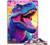 Puzzles de Dinosaures Anciens pour Adolescents, 1 000 pièces, Difficiles à réaliser, mais Amusants et Humoristiques, décoration d'intérieur et Cadeaux Uniques (50x75cm)
