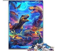 Puzzles de Dinosaures pour Adultes et Adolescents, Jeux Amusants en Famille, activités à la Maison, Cadeaux d'anniversaire et de Voyage (26x38cm)