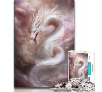 Puzzles de Dragon de Style Chinois pour Adolescents 1000, Aidez Le Cerveau à exercer des Jouets addictifs pour cultiver la Patience Une œuvre d'art 50x75cm