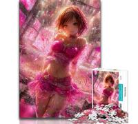 Puzzles de Filles animées japonaises pour Adolescentes, 1 000 pièces, Jeu Familial Anti-Stress, défi Difficile, Collection d'artistes, Beaux-Arts (50x75cm)