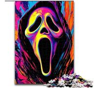 Puzzles de Films d'horreur 1000 pièces pour Adultes, à partir de 14 Ans, Jeux Amusants, activités à la Maison, Cadeaux d'anniversaire, Cadeaux de Voyage (50x75cm)