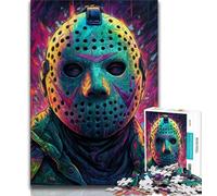 Puzzles de Films d'horreur pour Adolescents 1000 pièces, Anti-Stress, défi Difficile, renforce l'amour Entre Couples 75x50cm