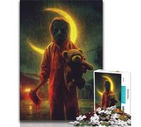 Puzzles de Films d'horreur pour Adultes et Adolescents, 1000 pièces, Jeu Stimulant, Chaque pièce est Unique - Jeu Familial Stimulant et Amusant 38x26cm