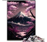 Puzzles de Fleurs de Cerisier Japonais pour Adolescents, Puzzle 1000 pièces, Art intéressant, réduction du Stress, liste de souhaits avec Le Père Noël, pour Les 14 Ans (50x75cm)