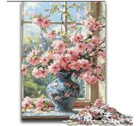 Puzzles de Fleurs de Cerisier Roses pour Adolescents, 2000 pièces, Jeu éducatif Familial, idéal pour la décoration de Bureau 70x100cm