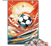 Puzzles de Football colorés de 1000 pièces pour Adultes et Adolescents, Jouets éducatifs, Jeux Anti-Stress, Cadeaux du Père Noël Secret pour Les Enfants de 14 Ans et Plus (26 x 38 cm)