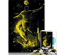Puzzles de footballeurs 1000 pièces pour Adultes, Difficiles à compléter mais Amusants et Humoristiques, décoration d'intérieur et Cadeaux Uniques 50x75cm