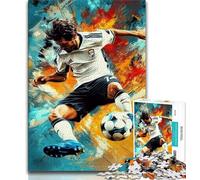Puzzles de footballeurs pour Adultes : 1 000 Puzzles, Difficiles à réaliser, mais Amusants et Humoristiques, décoration d'intérieur et Cadeaux Uniques (50x75cm)