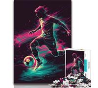 Puzzles de footballeurs pour Adultes et Adolescents, 1 000 pièces, pour stimuler Le Cerveau, Jouets addictifs pour cultiver la Patience, Excellent Cadeau, 38x26cm