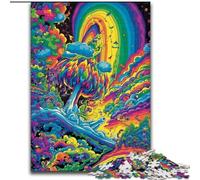 Puzzles de fumée psychédéliques colorés pour Adultes 1000 pièces, aident Le Cerveau à exercer des Jouets addictifs pour cultiver la Patience Décoration Parfaite (26x38cm)