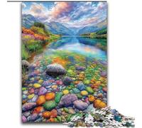Puzzles de Galets colorés 2000 pièces pour Adultes, Cadeau d'anniversaire pour Tuer Le Temps, décoration Murale pour 14 Ans et Plus (70x100cm)