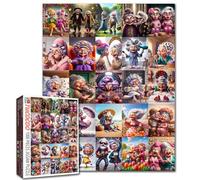 Puzzles de grand-mère pour adultes de 1000 pièces drôle vieille femme sœur art puzzle personnes âgées amitié difficile collage coloré bricolage puzzle cadeau décoration murale maison jeux familiaux