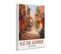 Puzzles De Jeu en Papier，Ile de Gorée Sénégal，Puzzle De Puzzle Classique 1000 Pièces, Jouets De Puzzle Drôles Et Décontractés d'image HD, Puzzle D'assemblage De Bricolage（38x26cm）-X52