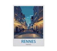 Puzzles De Jeu en Papier，Rennes, France，Puzzle De Puzzle Classique 1000 Pièces, Jouets De Puzzle Drôles Et Décontractés d'image HD, Puzzle D'assemblage De Bricolage（50x70cm）-P78