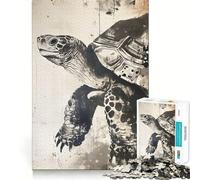 Puzzles de la Vieille Tortue Sage pour Adultes,1000 pièces,Jeu Stimulant l'esprit,découpe Nette,alignement Parfait,activité de Partage pour Les Proches (38x26cm)