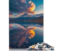 Puzzles de la Ville de Chicago pour Adultes, Puzzle en Bois de 1 000 pièces, Puzzles pour Adultes, 1 000 pièces (75 x 50 cm)