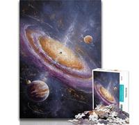 Puzzles de la Voie Lactée, de l'univers et de la Galaxie pour Adolescents, Jeu éducatif et Stimulant, idéal comme Cadeau pour Toute la Famille 38x26cm