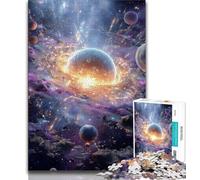 Puzzles de la Voie Lactée, Univers et Galaxie, 1000 pièces pour Adultes, Difficiles à réaliser, mais Amusants et Humoristiques, décoration d'intérieur et Cadeaux Uniques, 50x75cm
