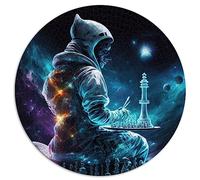 Puzzles de l'univers des échecs pour Adultes, 1000 Jouets, Puzzle Rond | Puzzles Puzzle en Carton 26,5x26,5 Pouces